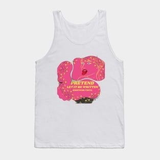 An ironic woman Tank Top